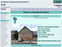 Tablet Screenshot of interiorlandscaping.co.uk